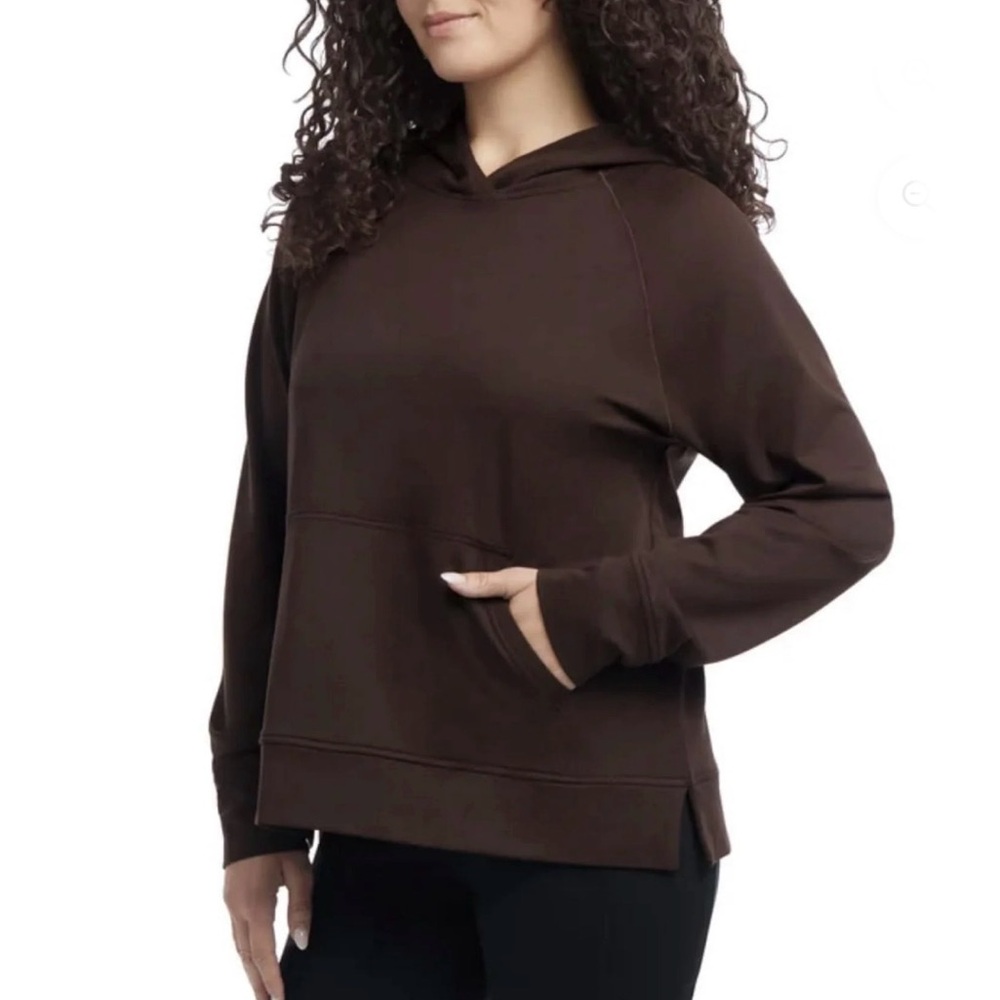 Danskin Women’s Melange Hoodie  Chocolate‎ Brown NWT